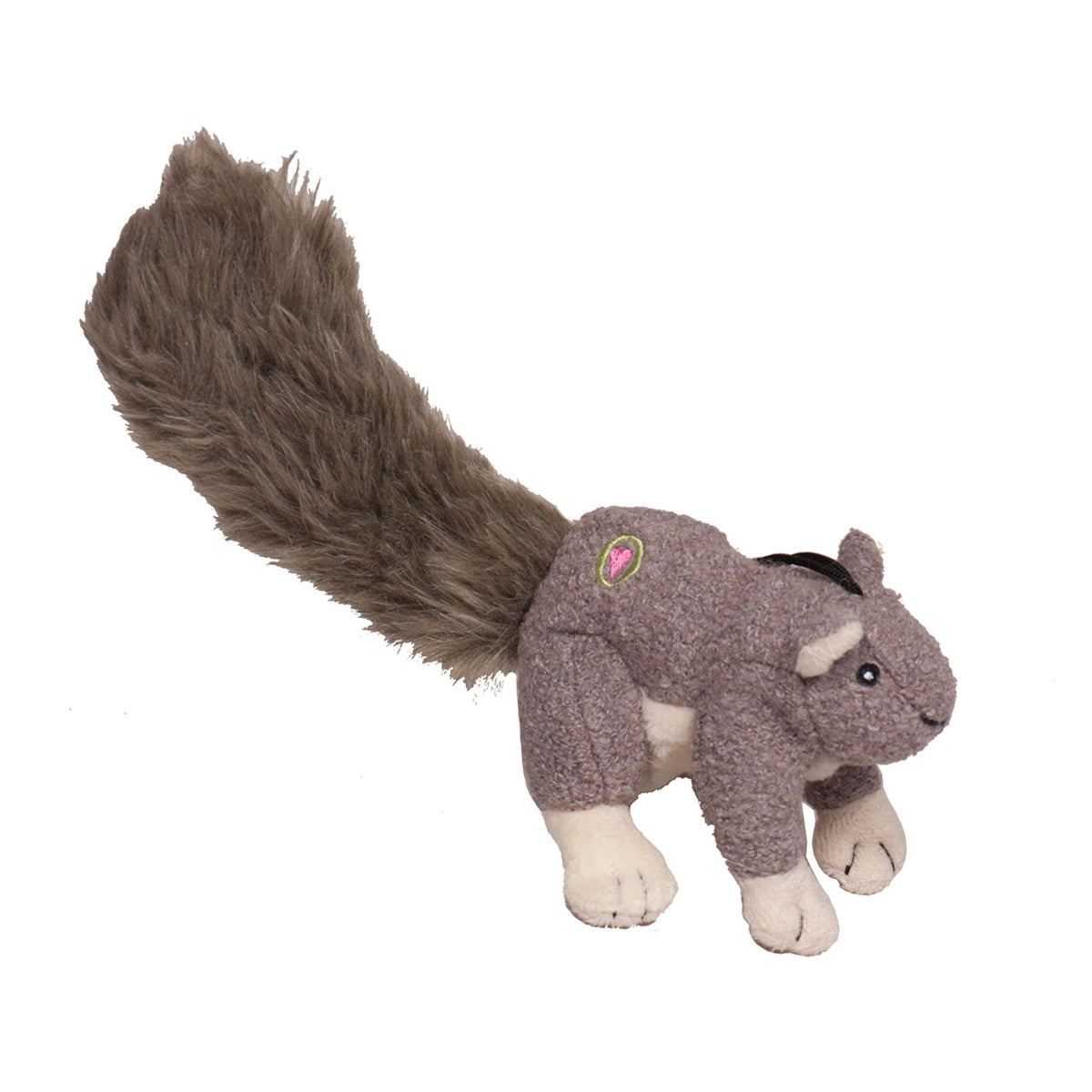 Feller Squirrel Plush Dog Toy, detail view