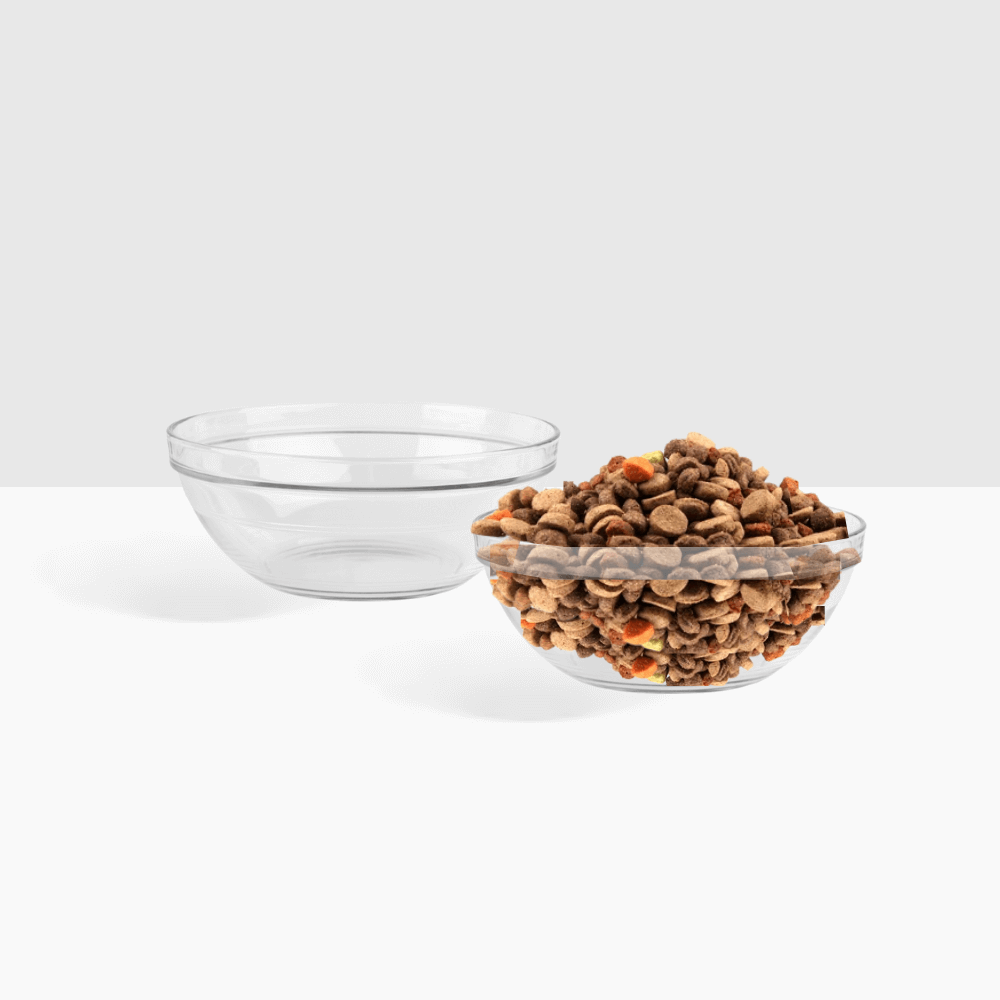 Hiddin Small Glass Bowl Feeder – Lucite Stand – alternate view 10