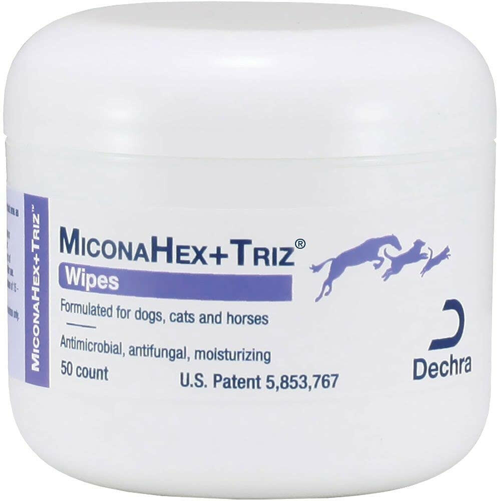 MiconaHex + Triz Medicated Wipes for Dogs 50 Count – photo 1 of 2