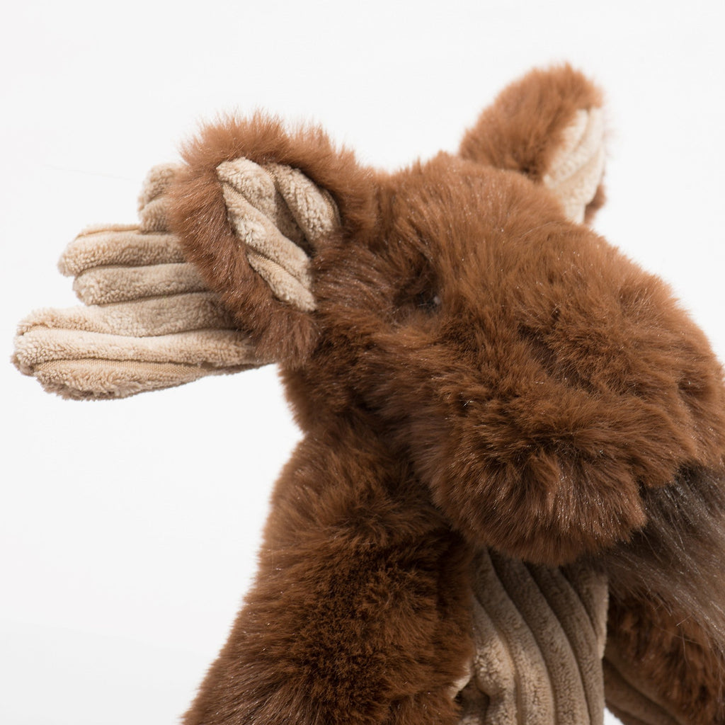 Maple Moose X-Brace Durable Plush Dog Toy, side view