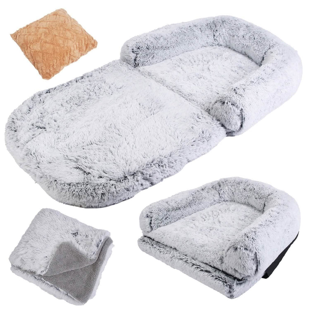 Human-Sized Dog Bed Napping Bed with Washable Zipped Cover – photo 3 of 13