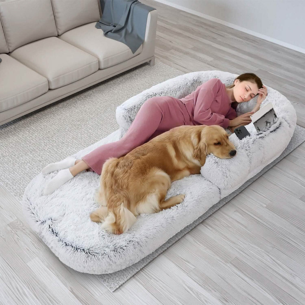 Human-Sized Dog Bed Napping Bed with Washable Zipped Cover – photo 12 of 13
