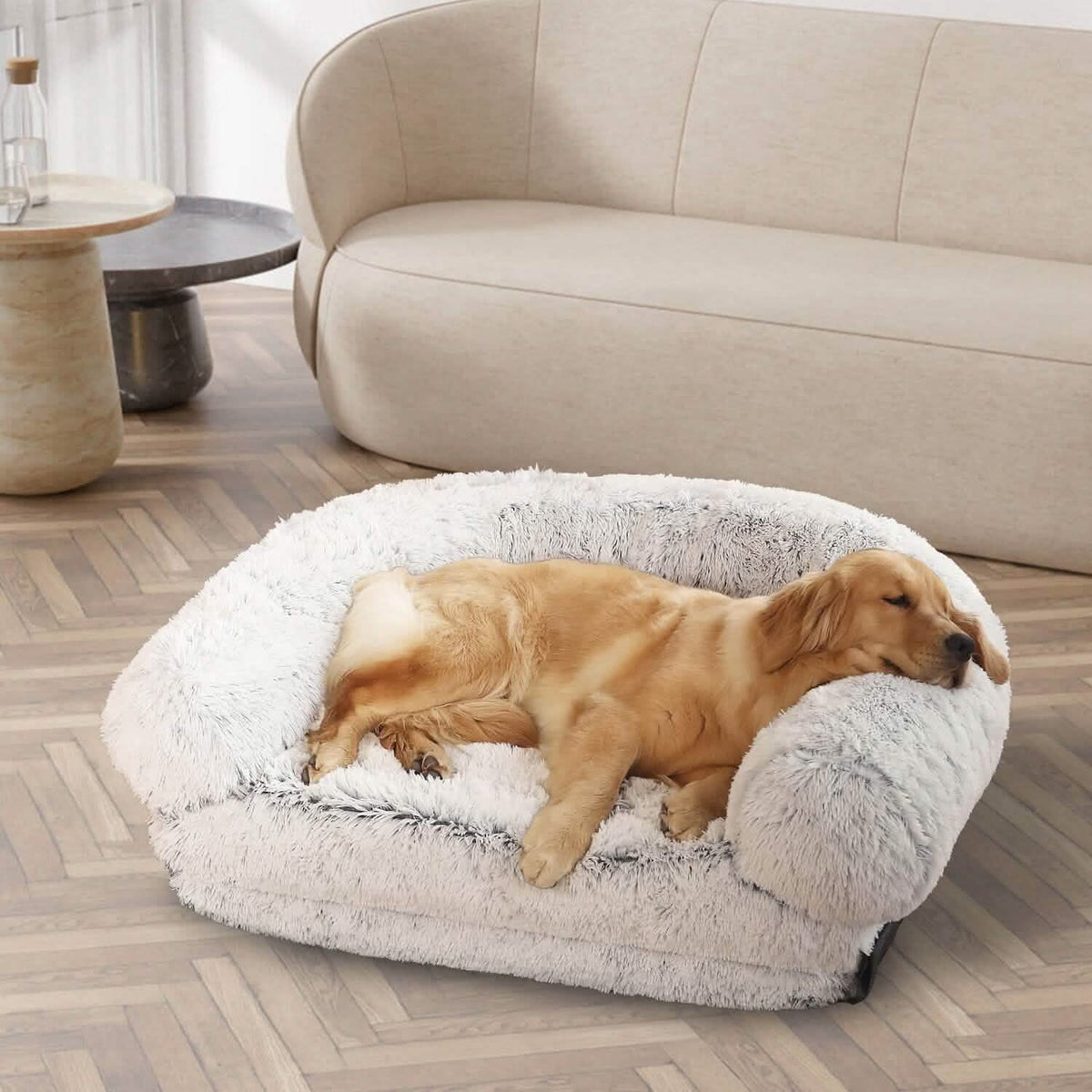 Human-Sized Dog Bed Napping Bed with Washable Zipped Cover – photo 13 of 13