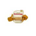 Huggle-Hide Natural Leather Bone Dog Toy 3 Pack, alternate view