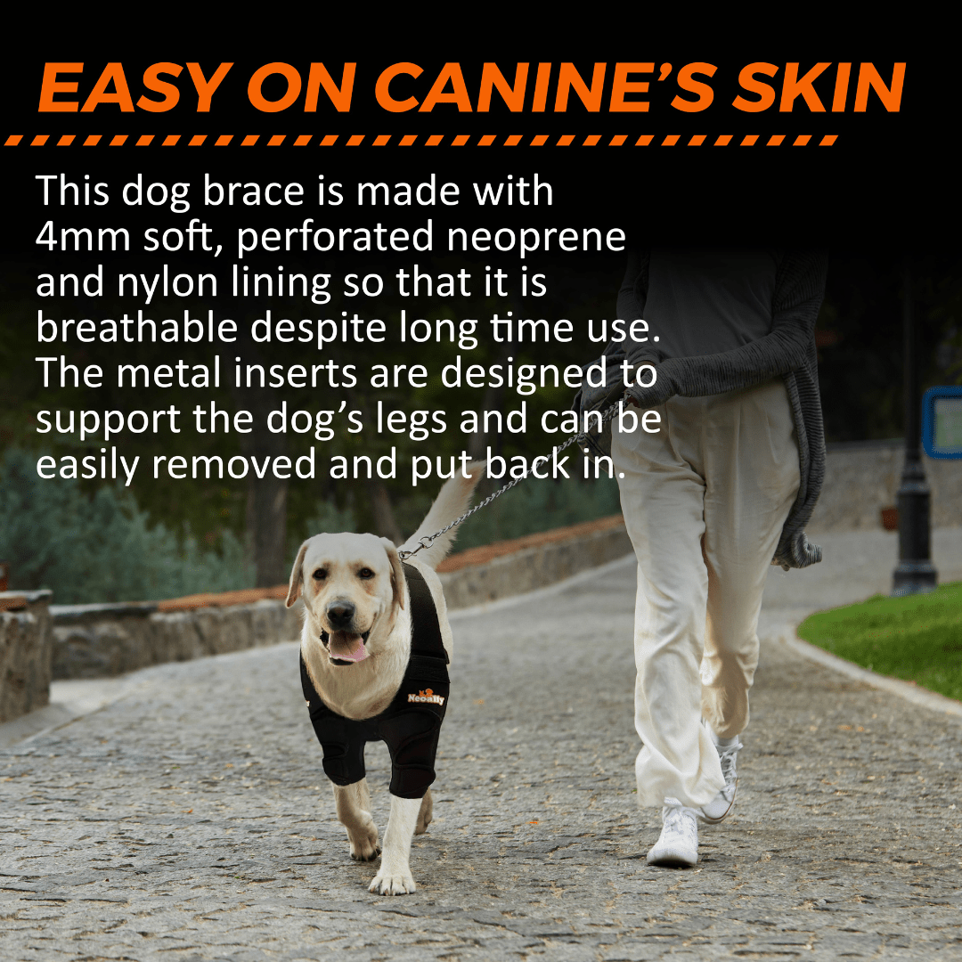 NeoAlly Elbow & Shoulder Brace with Spring Inserts – Pet Mobility Support – alternate view 6