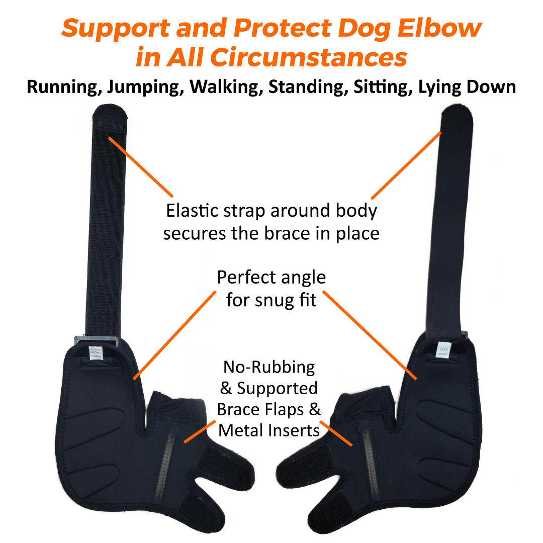NeoAlly Elbow & Shoulder Brace with Spring Inserts – Pet Mobility Support – alternate view 7