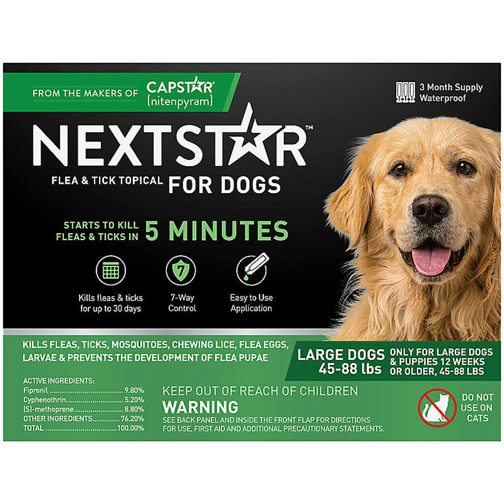 Nextstar Flea and Tick Topical for Large Dogs – photo 1 of 10