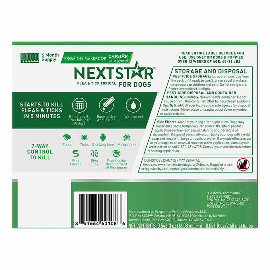 Nextstar Flea and Tick Topical for Large Dogs – photo 8 of 10
