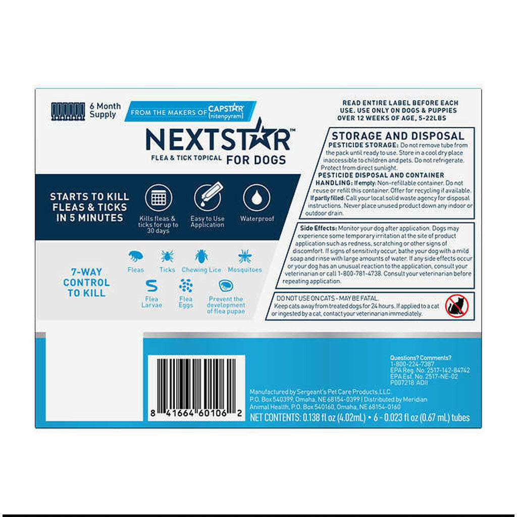 Nextstar Flea and Tick Topical Small Dogs – photo 8 of 10