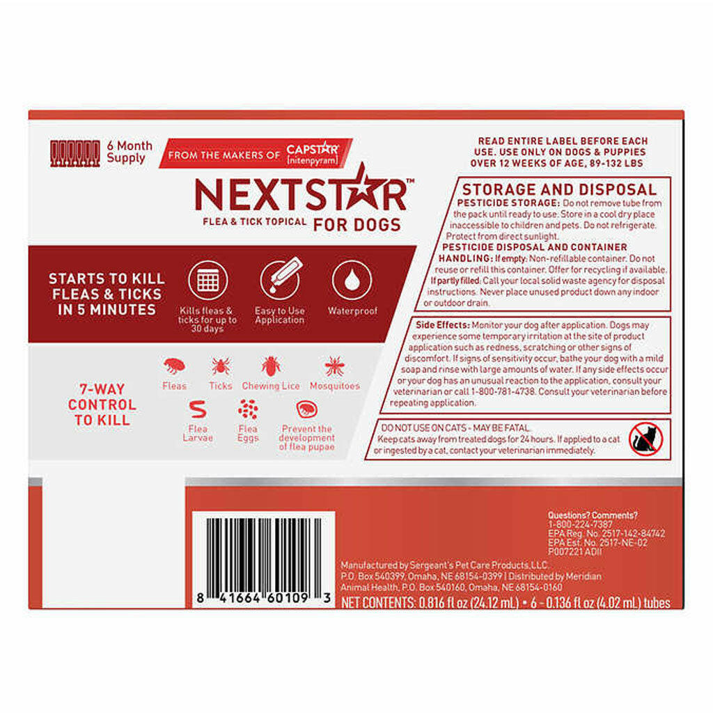 Nextstar Flea and Tick Topical for X-Large Dogs – photo 8 of 10