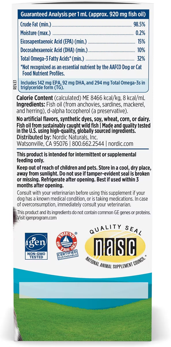 Nordic Naturals Omega-3 Pet Oil Cats and Small Breed Dogs – photo 5 of 8
