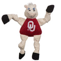 Ncaa University of Oklahoma Sooner Knottie Plush Dog Toy