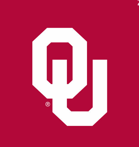 Ncaa University of Oklahoma Sooner Knottie Plush Dog Toy, side view