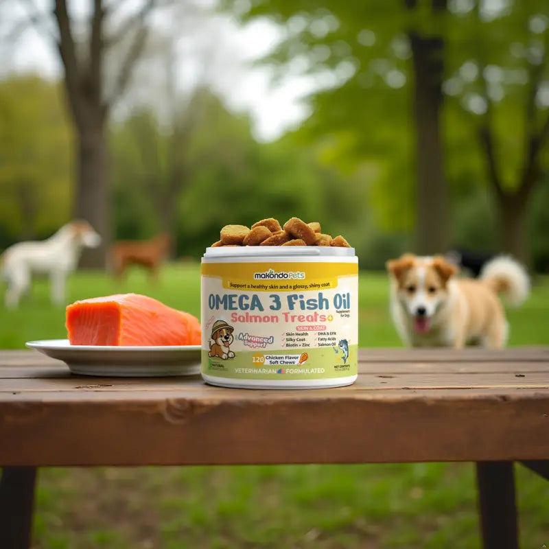Omega 3 for Dogs - Salmon Oil - 120 Soft Chews – alternate view 8