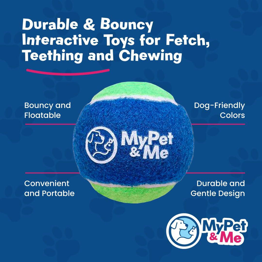 My Pet & Me Dog Tennis Balls 2.5-Inch Soft & Lightweight, 4-Pack – photo 3 of 8