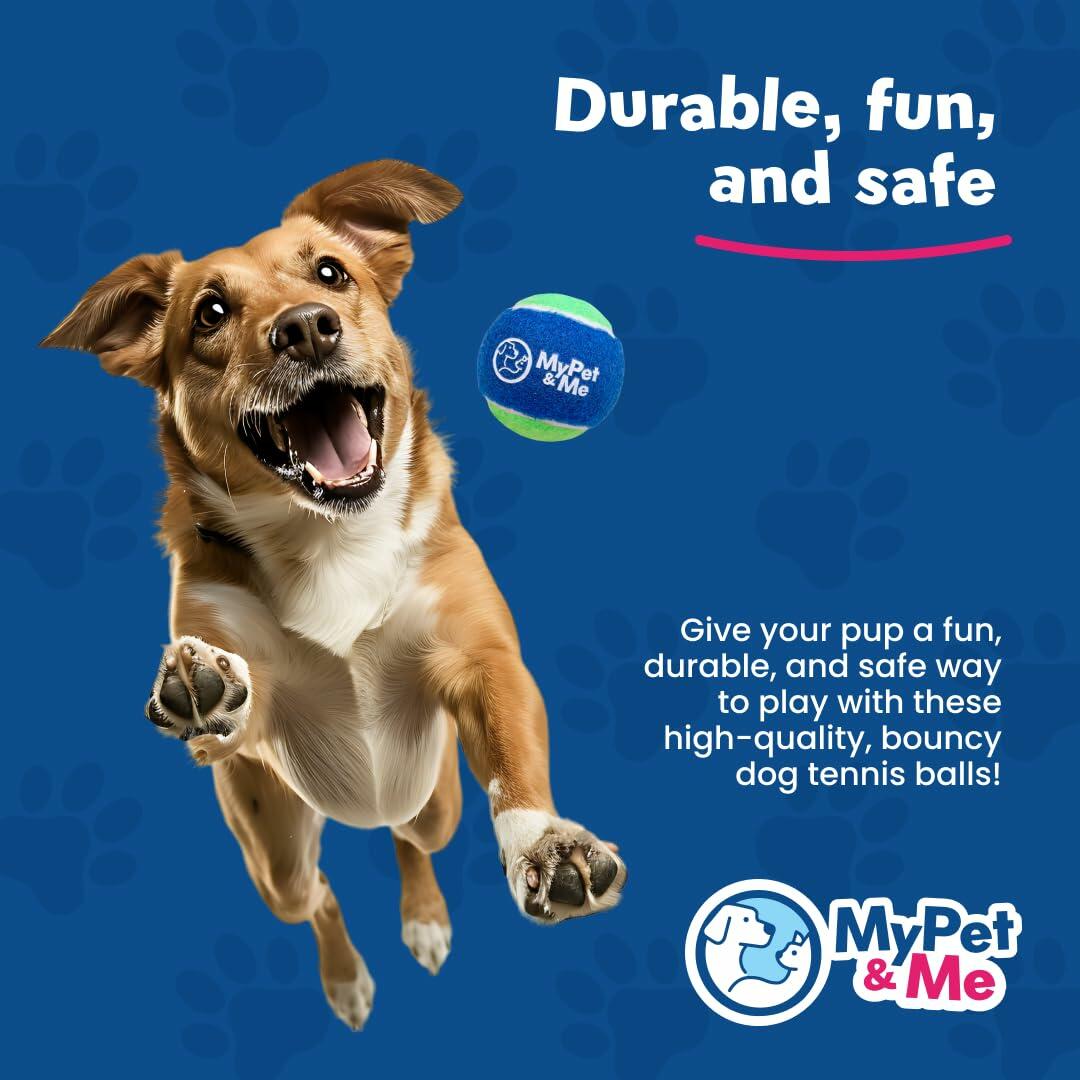 My Pet & Me Dog Tennis Balls 2.5-Inch Soft & Lightweight, 4-Pack – photo 8 of 8