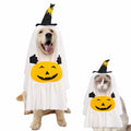 Pumpkin Ghost Dog Costume – Cute Halloween Outfit – front view