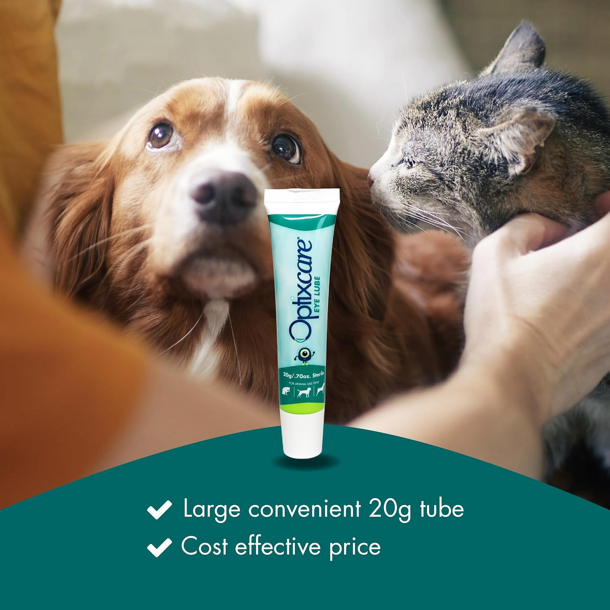 Optixcare Eye Lubricant Gel for Dogs 20 g – photo 4 of 7