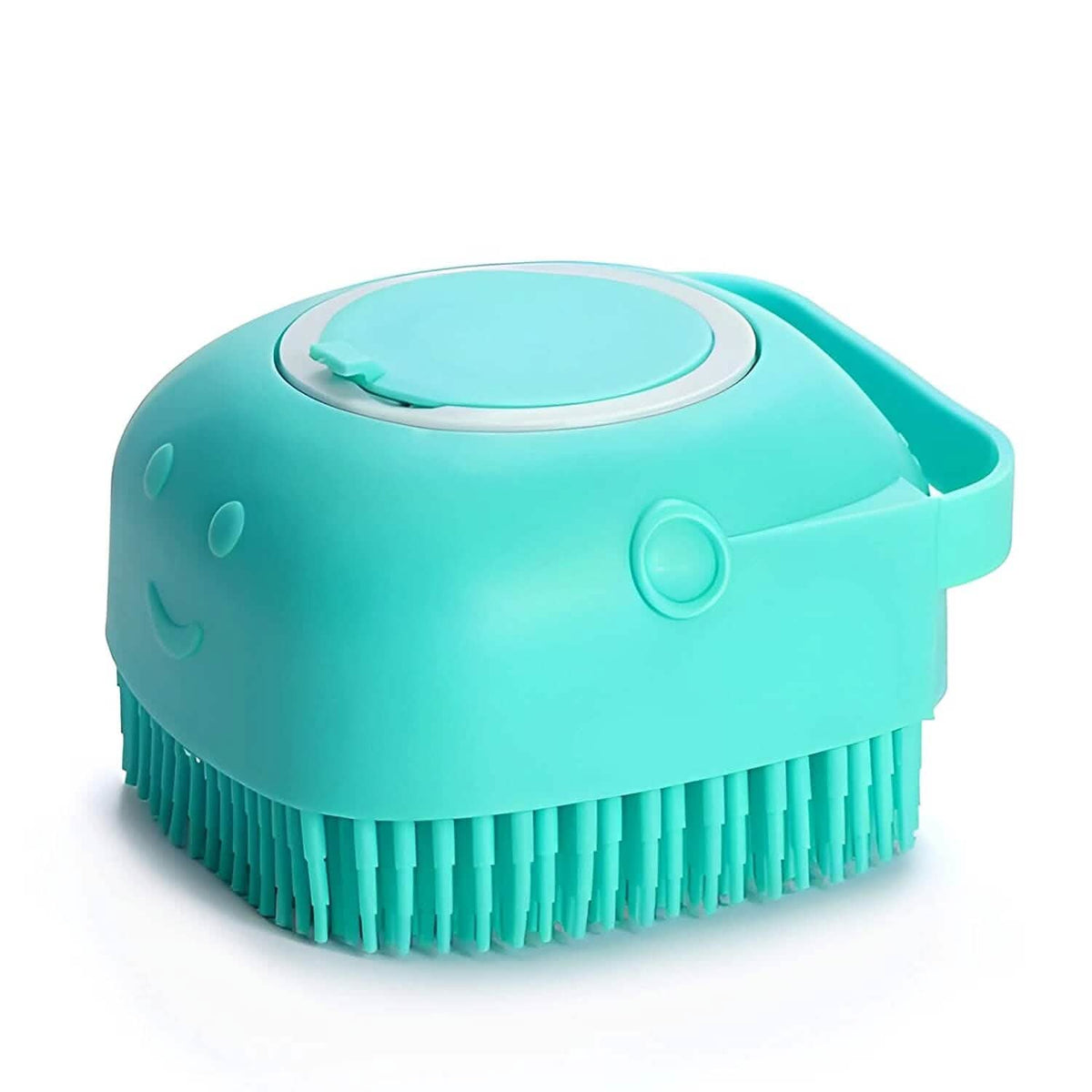Pet Bath Brush and Shampoo Dispenser Silicone Scrubber – photo 2 of 9