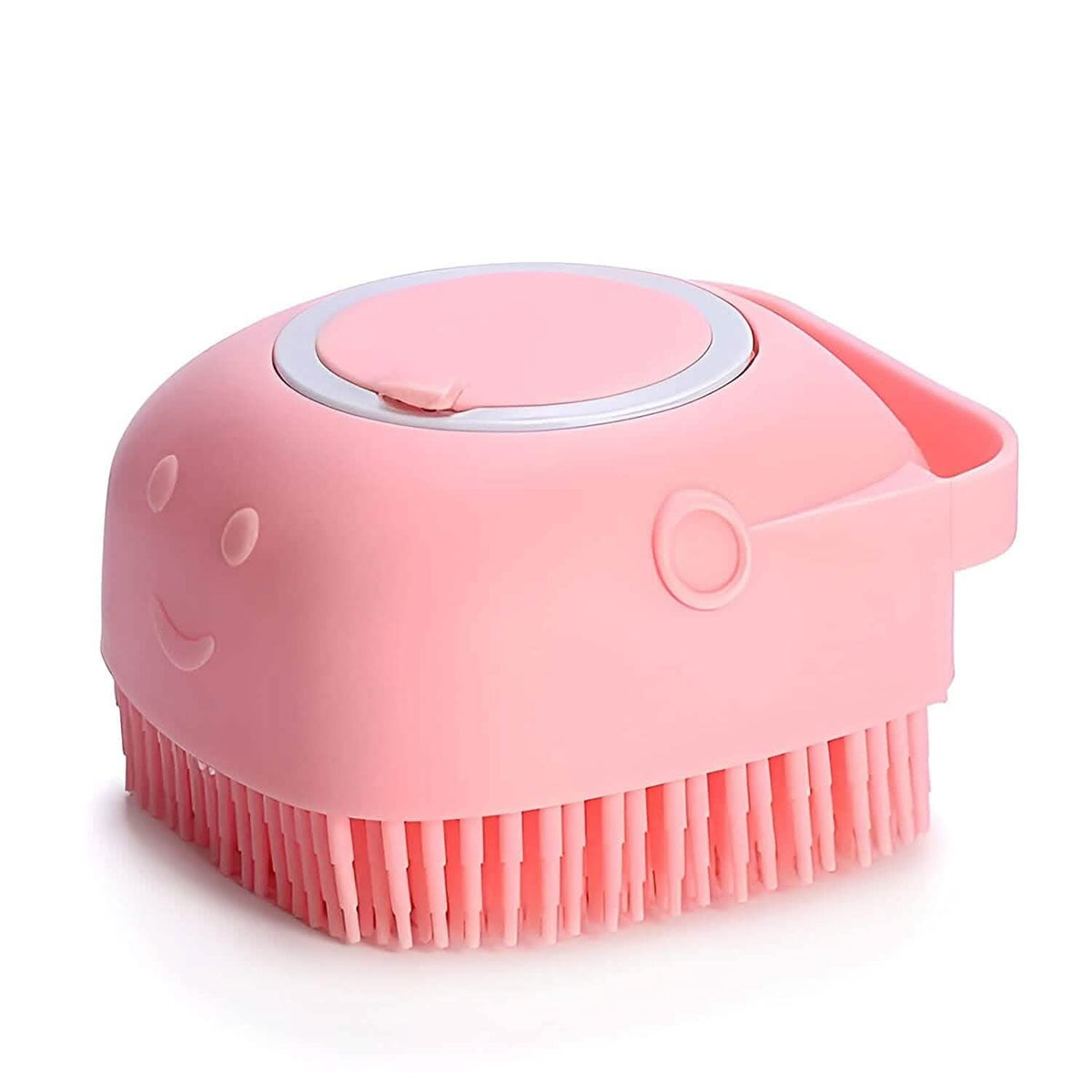Pet Bath Brush and Shampoo Dispenser Silicone Scrubber – photo 1 of 9