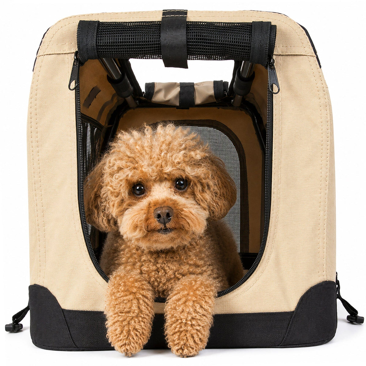 Pet Life 360° Vista View Soft Folding Metal Framed Dog Crate – alternate view 3