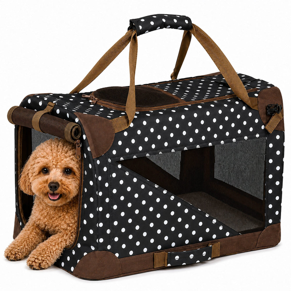 Pet Life 360° Vista View Soft Folding Metal Framed Dog Crate – alternate view 17