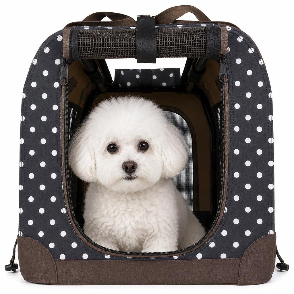 Pet Life 360° Vista View Soft Folding Metal Framed Dog Crate – alternate view 19