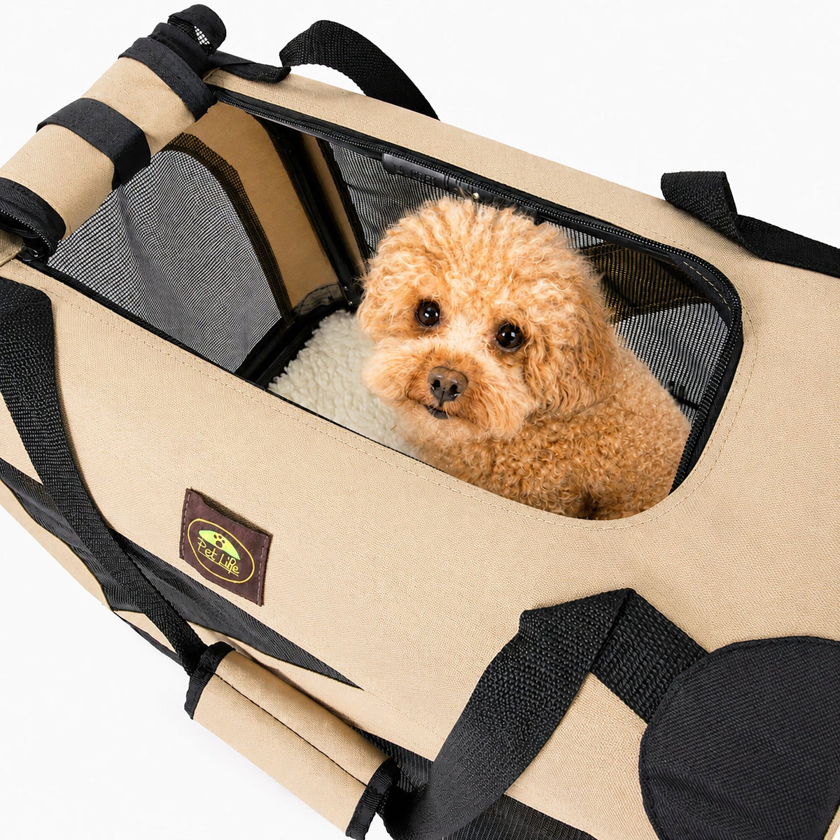 Pet Life 360° Vista View Soft Folding Metal Framed Dog Crate – alternate view 4