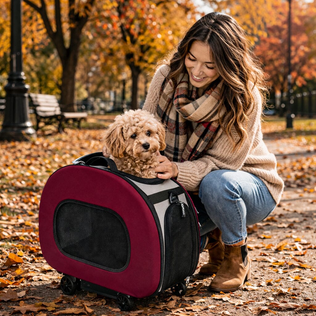 Pet Life Final Destination Airline Approved 2-in-1 Wheeled Dog Carrier – alternate view 18