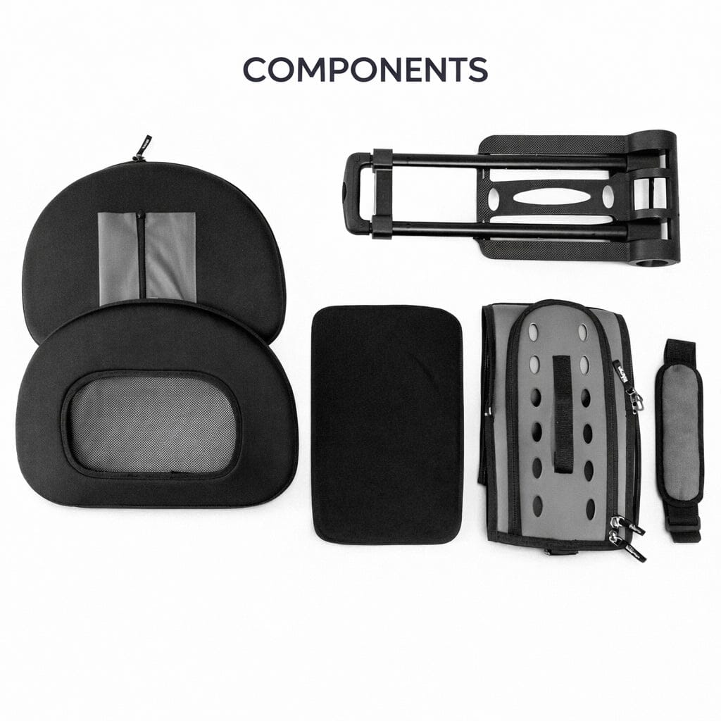 Pet Life Final Destination Airline Approved 2-in-1 Wheeled Dog Carrier – alternate view 7
