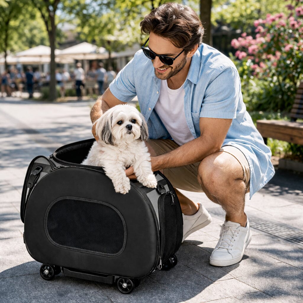 Pet Life Final Destination Airline Approved 2-in-1 Wheeled Dog Carrier – alternate view 4