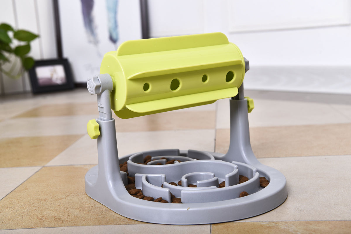Pet Life Roto Paw IQ Training Slow Dog Feeder – Interactive – detail