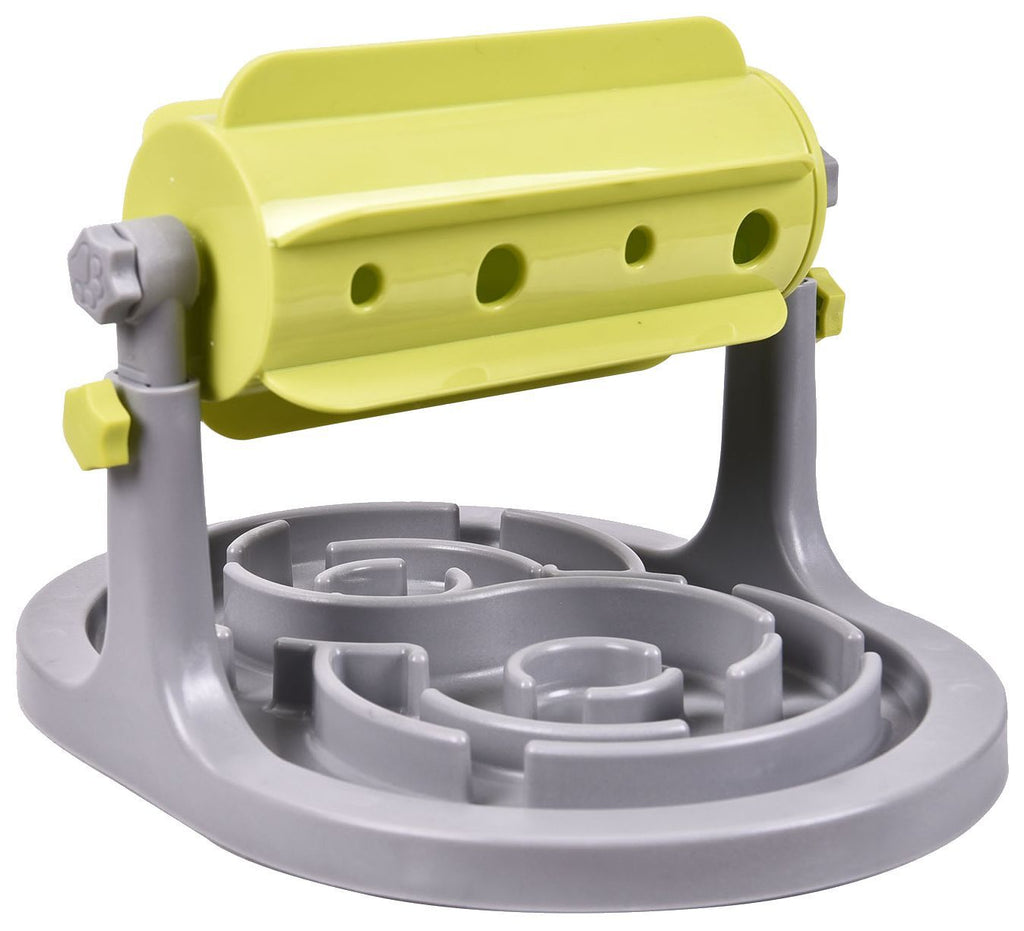 Pet Life Roto Paw IQ Training Slow Dog Feeder – Interactive – front view