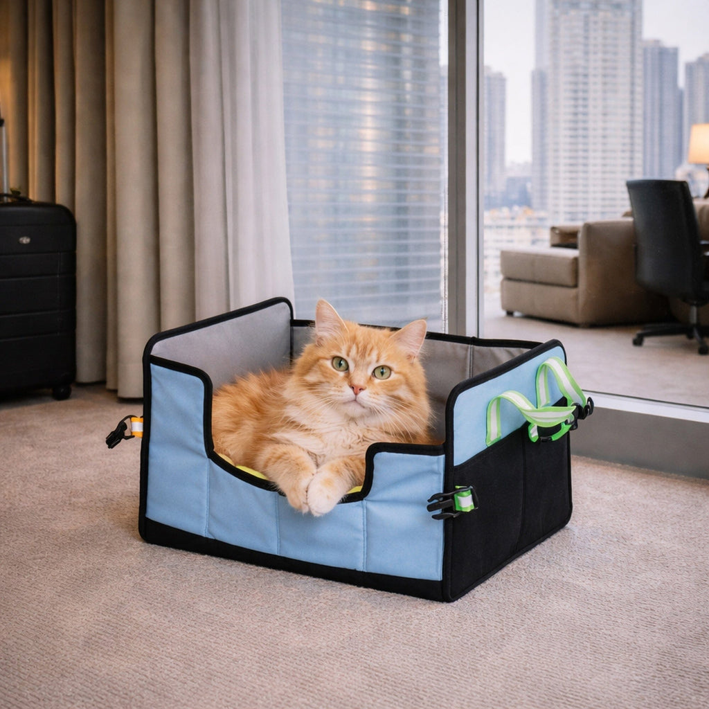 Pet Life ® 'Travel-Nest' Folding Travel Cat and Dog Bed – alternate view 5