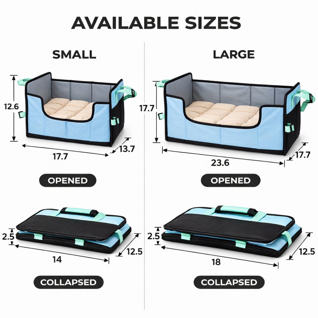 Pet Life ® 'Travel-Nest' Folding Travel Cat and Dog Bed – alternate view 6