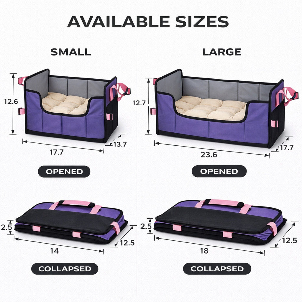 Pet Life ® 'Travel-Nest' Folding Travel Cat and Dog Bed – alternate view 34