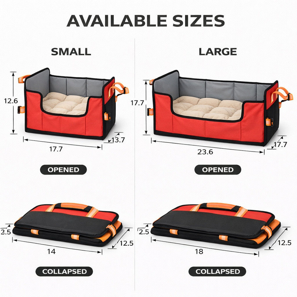 Pet Life ® 'Travel-Nest' Folding Travel Cat and Dog Bed – alternate view 27