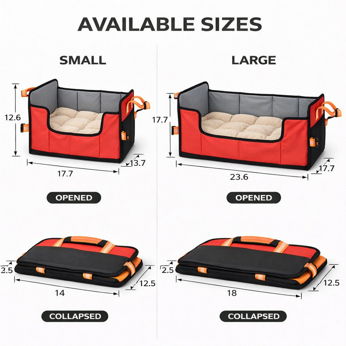 Pet Life ® 'Travel-Nest' Folding Travel Cat and Dog Bed – alternate view 27
