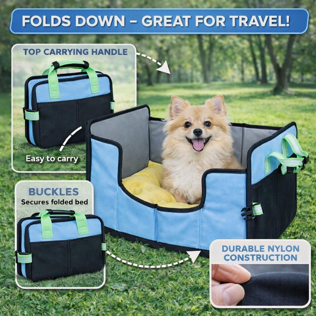 Pet Life ® 'Travel-Nest' Folding Travel Cat and Dog Bed – alternate view 2