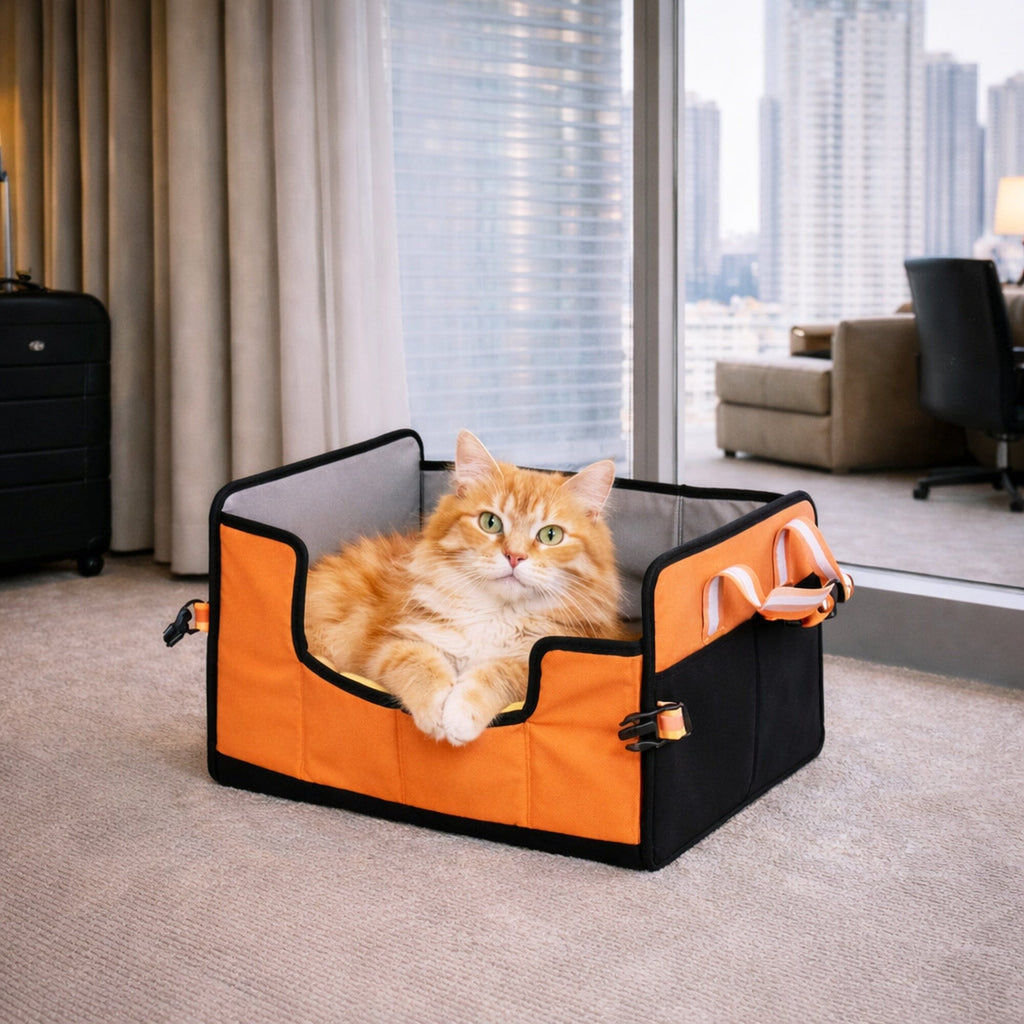Pet Life ® 'Travel-Nest' Folding Travel Cat and Dog Bed – alternate view 19