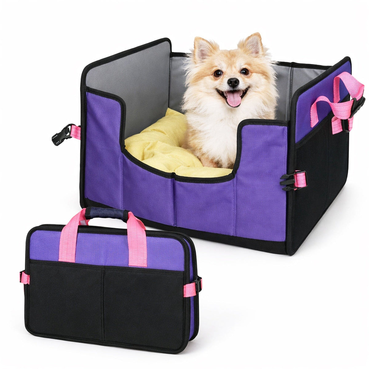 Pet Life ® 'Travel-Nest' Folding Travel Cat and Dog Bed – alternate view 29
