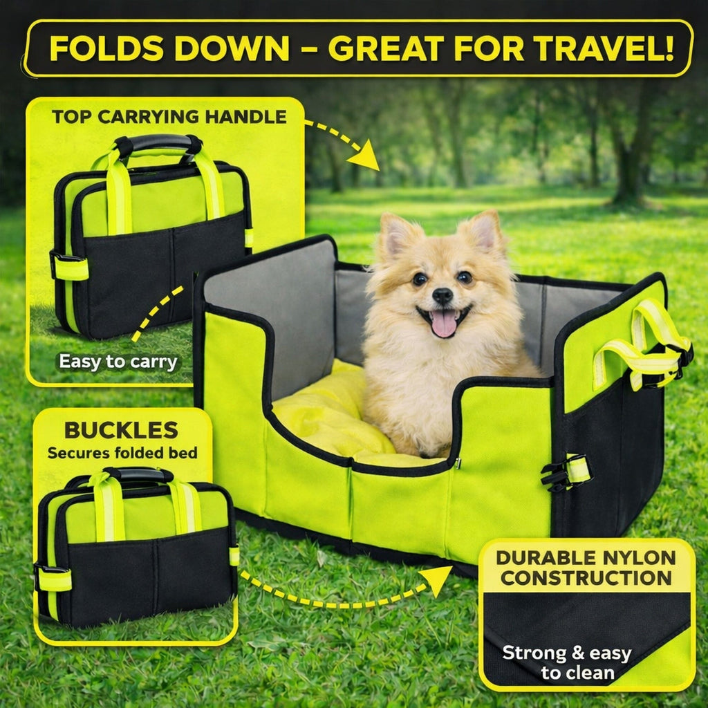Pet Life ® 'Travel-Nest' Folding Travel Cat and Dog Bed – alternate view 9