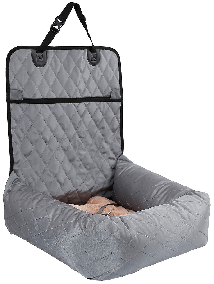 Pet Life Pawtrol Dual Converting Travel Safety Car Seat & Pet Bed – front view
