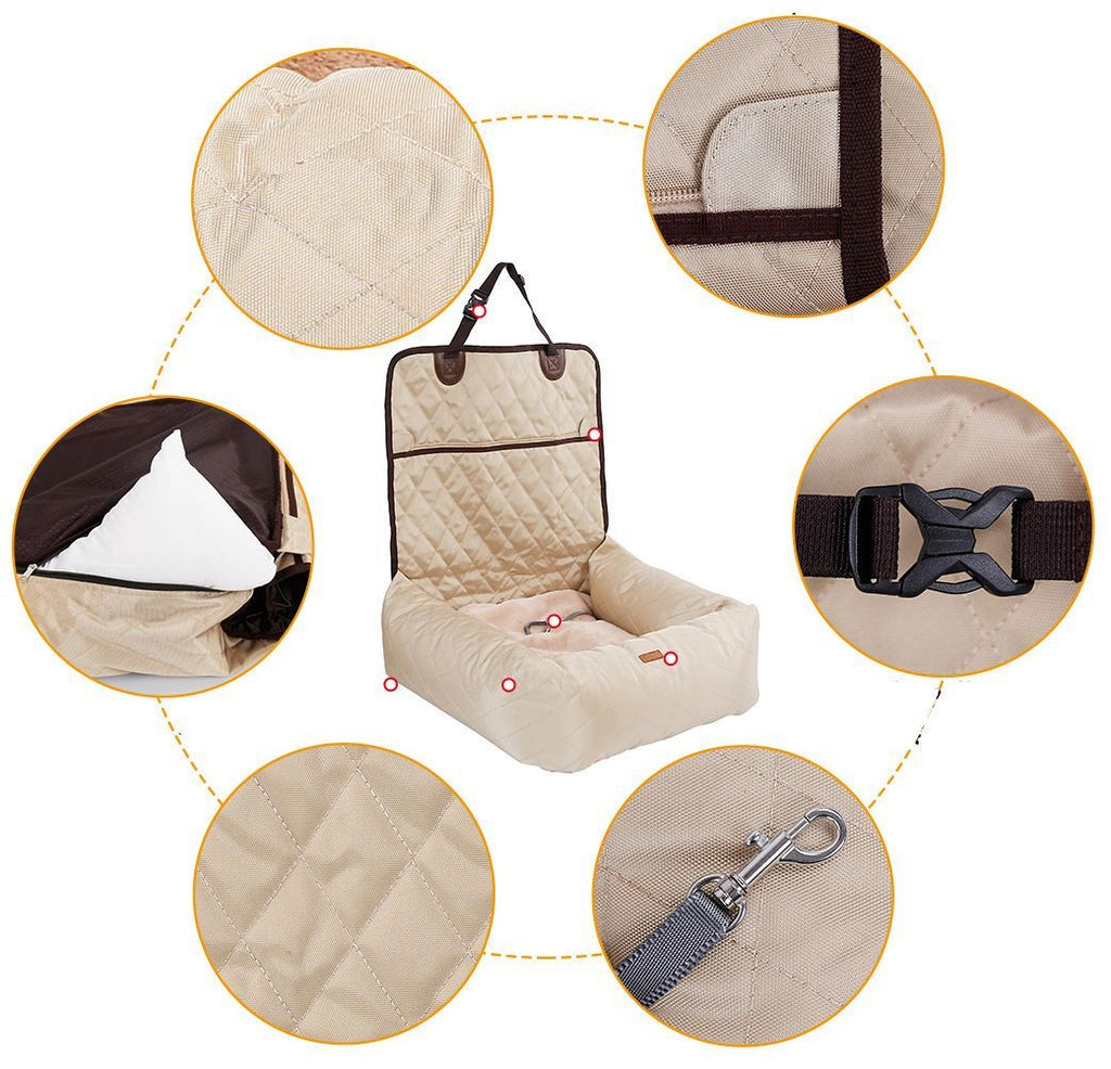 Pet Life Pawtrol Dual Converting Travel Safety Car Seat & Pet Bed – alternate view 4