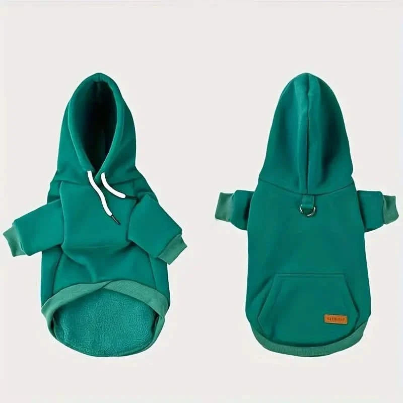 Pet Sweatshirt Hoodie with Back Pocket for Small Dogs – photo 3 of 6