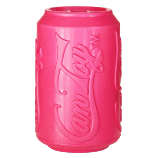 SodaPup Puppy Can Toy pink rubber treat dispenser for puppies – photo 1 of 10