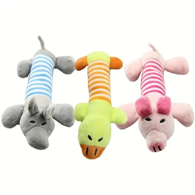 Plush Dog Squeak Chew Toy Pig-Elephant Design – photo 2 of 10