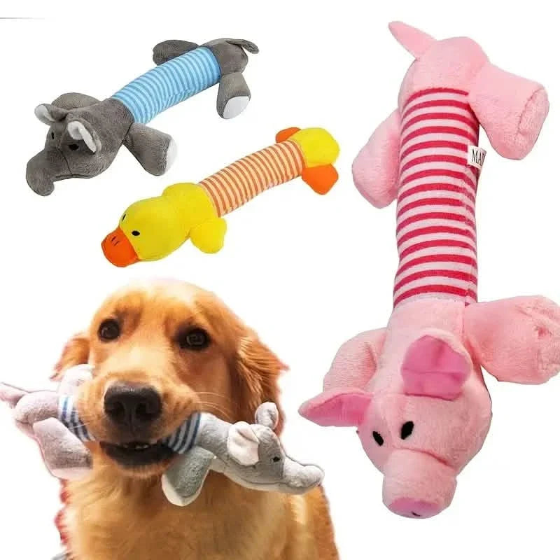 Plush Dog Squeak Chew Toy Pig-Elephant Design – photo 1 of 10