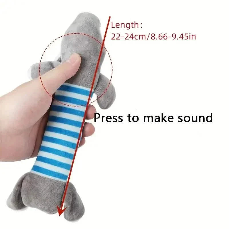 Plush Dog Squeak Chew Toy Pig-Elephant Design – photo 4 of 10