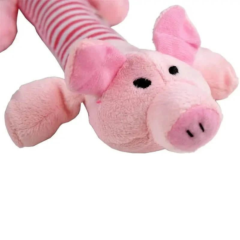 Plush Dog Squeak Chew Toy Pig-Elephant Design – photo 8 of 10